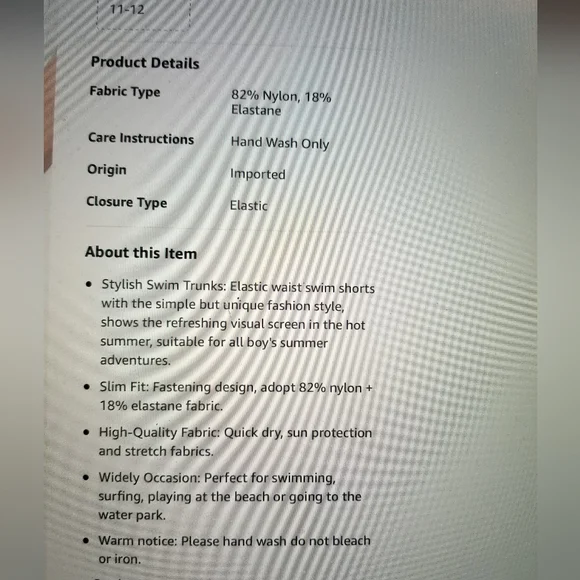 NWT BOYS SWIM JAMMERS YOUTH TRUNKS RASH GUARD UPF 50 QUICK DRY SWIM SUIT - Picture 4 of 9